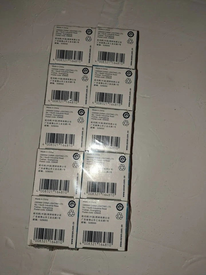 Osram 20W 12V 50mm GU5.3 Cap 36 Degree Beam Angle MR16 -10 Pack - Image 3 of 4