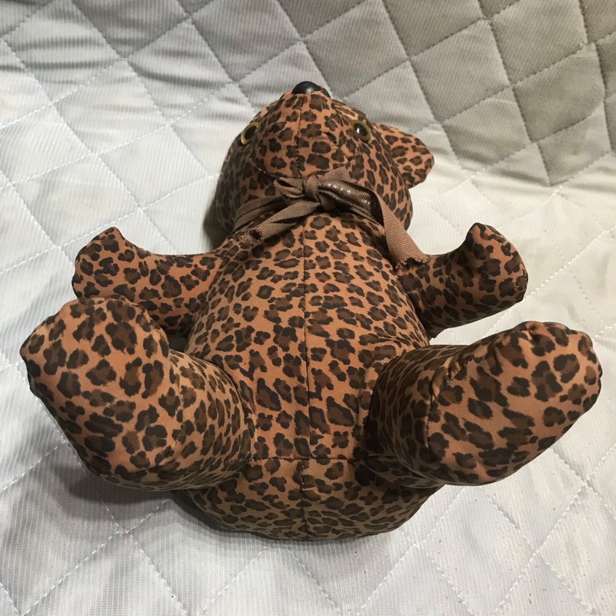 未使用✨BOTTEGA VENETA TEDDY BEAR LEOPARD Super rare authentic Bottega Veneta Teddy Bear Leopard Nylon