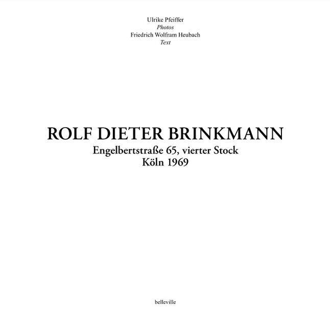 Thumbnail - Rolf Dieter Brinkmann | Engelbertstraße 65, Vierter Stock Köln 1969 |