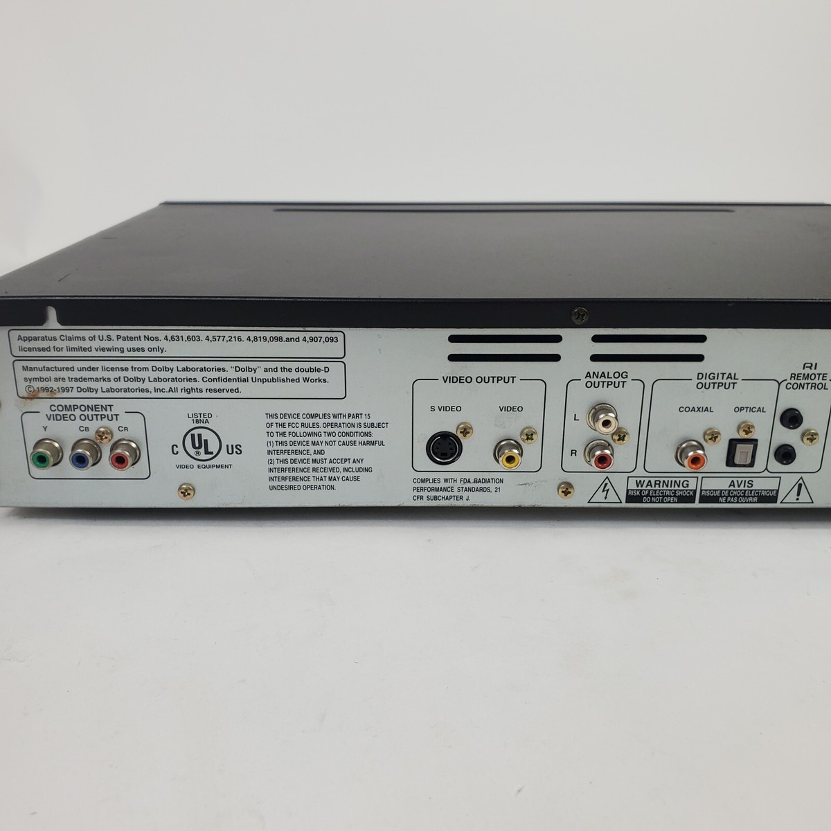 Vintage ONKYO DV-S525 DVD/CD Player - Made in Japan No Remote Lens