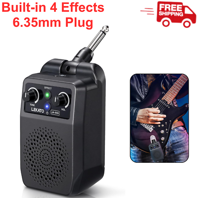 Mini Electric Guitar Amp 5W Portable Guitar Amp Bluetooth with