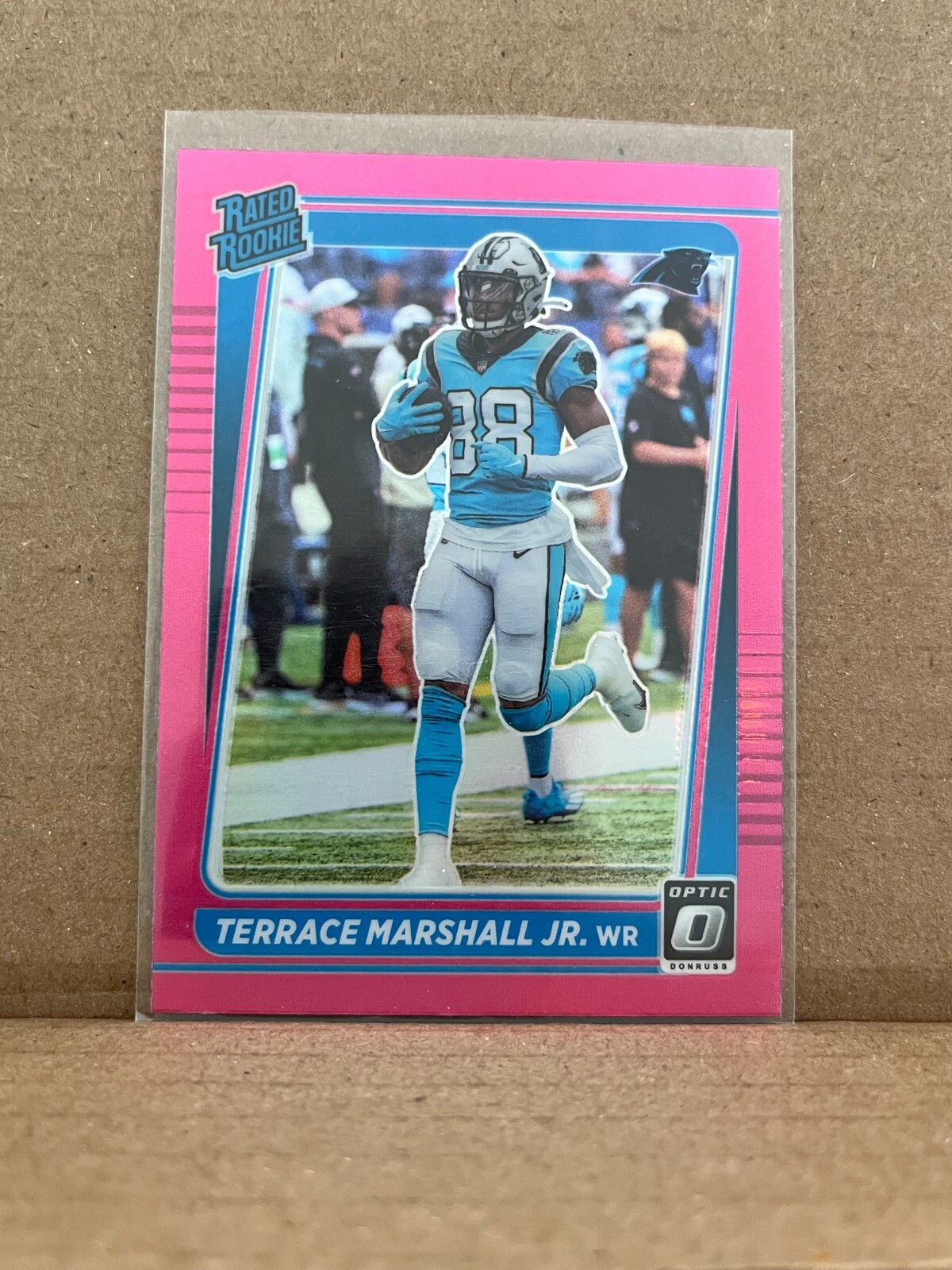 Terrace Marshall Jr 2021 Panini Donruss Optic Rookie Pink Prizm RC #218