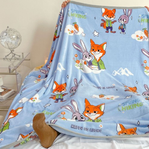 Disney Throw Blanket Stitch Kid Thickened Milk Velvet Blanket Pooh Lunch Blanket - Picture 25 of 28