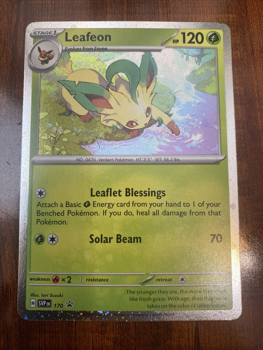 リーフィア EX プロモ Prismatic Evolution リーフィア EX プロモ Prismatic Evolution Pokemon Leafeon