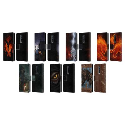 OFFICIAL CHRISTOS KARAPANOS HORROR 3 LEATHER BOOK WALLET CASE FOR ONEPLUS PHONES