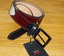 Nuova cintura Paul & Shark 100% pelle taglia UK36 EU100 ottima qualità WOW!!
