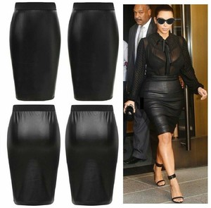 faux leather skirt size 24