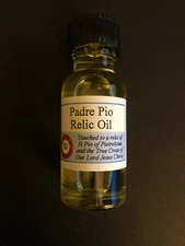 Padre Pio Holy Relic Oil - Touched to Relic of St Pio of Pietrelcina
