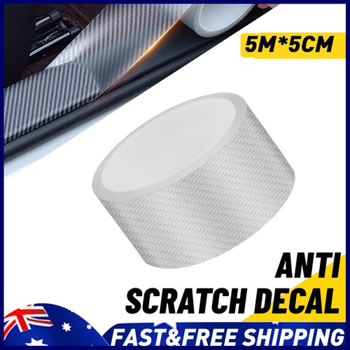 For Ford Ranger Transparent Car Door Sill Plate Protector Step Sticker 5CM*5M