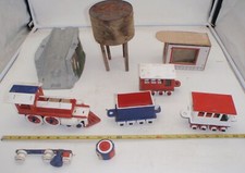 Lot Of Miscellaneous Toy Train Items Decorations