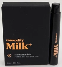 2 Commodity Milk+ Scent Space Bold Fragrance Sample Spray 2 ml / 0.07 oz ea BNIB