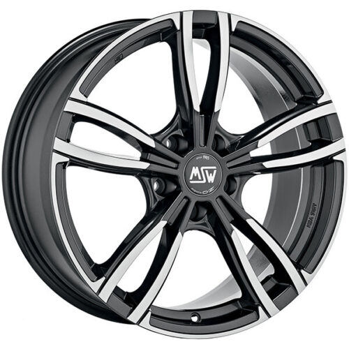 ALLOY WHEEL MSW MSW 73 FOR MERCEDES-BENZ CLASSE C AMG 8.5X18 5X112 GLOSS DA ZIM - Picture 1 of 4