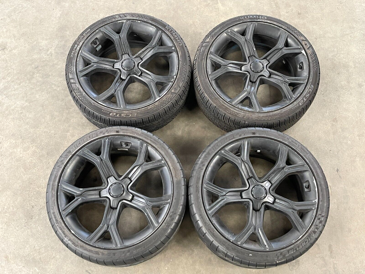 ⭐2018 2019 KIA STINGER GT WHEEL RIM TIRE SET OF 4 BLACK 8.5X19