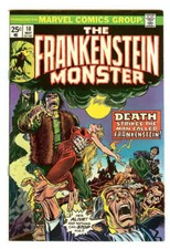 FRANKENSTEIN #10 7.0 // GIL KANE & JOHN ROMITA COVER MARVEL COMICS 1974