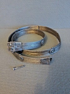 antique silver belt