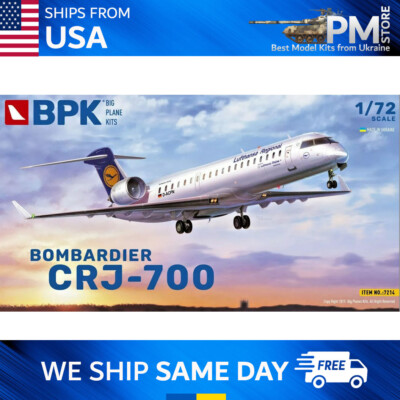 BPK 7214 Bombardier CRJ-700 airline Lufthansa Regional Plastic Model 1/72 scale