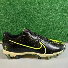 Nike Alpha Huarache 4 Baseball Cleats Keystone 4 Black Lime Mens 11.5 FV6098-001