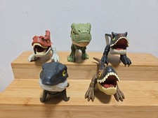 LOT 5 Jurassic World Dominion Uncaged Wild Pop Ups Dinosaur Figures Mighty Biter