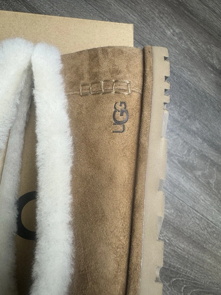 Доставка как можно скорее! Размер 7 - UGG Zora балет плоский каштан - Изображение 3 из 4