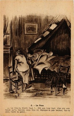 CPA Frankreich - Folklore - La Puce (770456)