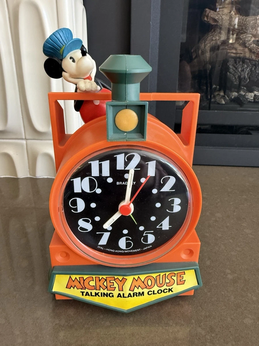 【動作OK】BRADLEYその① 1960～70年ミッキー ゼンマイ目覚まし時計 Bradley Clock In Disney Clocks & Radios (1968-Now) for sale | eBay
