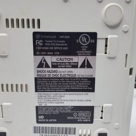 Sega Dreamcast HKT-3020, Tested & Working w/ Controller and VMU Read AS IS