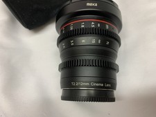 Meike 12mm T2.2 Cine Lens for MFT – Micro Four Thirds – Excellent Condition!