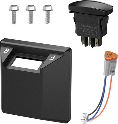 Golf Cart Forward Reverse Rocker Switch with Housing & Wire Kit, Fit for 1996-20