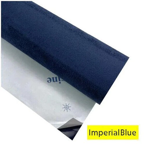 Self Adhesive Faux Suede Fabric Wrap Film Sticker Leather Cloth Car Decoration - Picture 24 of 25