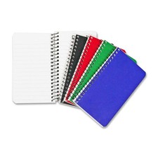 College Ruled Spiral Notebook, 8 Pack 3X5, 60 Sheets, Assorted Colors