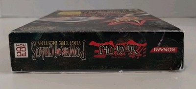 Yugioh Power of Chaos Yugi the Destiny Original Box & Contents