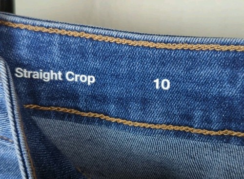 Jeans donna Sonoma nuovi con etichette taglia 10 blu denim crop gamba dritta vita alta prezzo al dettaglio consigliato - $ 44 - Foto 10 di 16