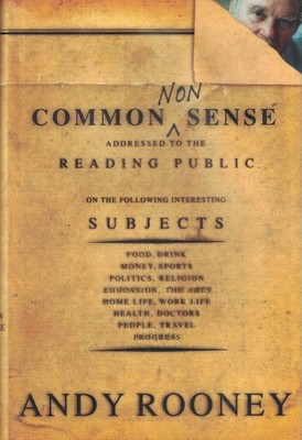 Common Nonsense - Andy Rooney - Good - See condition notes