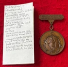 1861 Massachusetts Minute Men/1st Defenders Medal, JONATHAN HARRIMAN w/Research