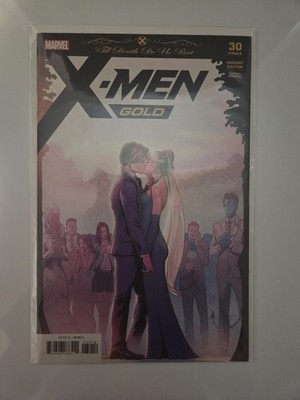 X Men Gold 30 2018 2nd Print Gambit Rogue Marriage Key VHTF Marvel