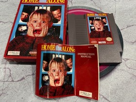 Home Alone With Box and Manual Nintendo NES Video Game