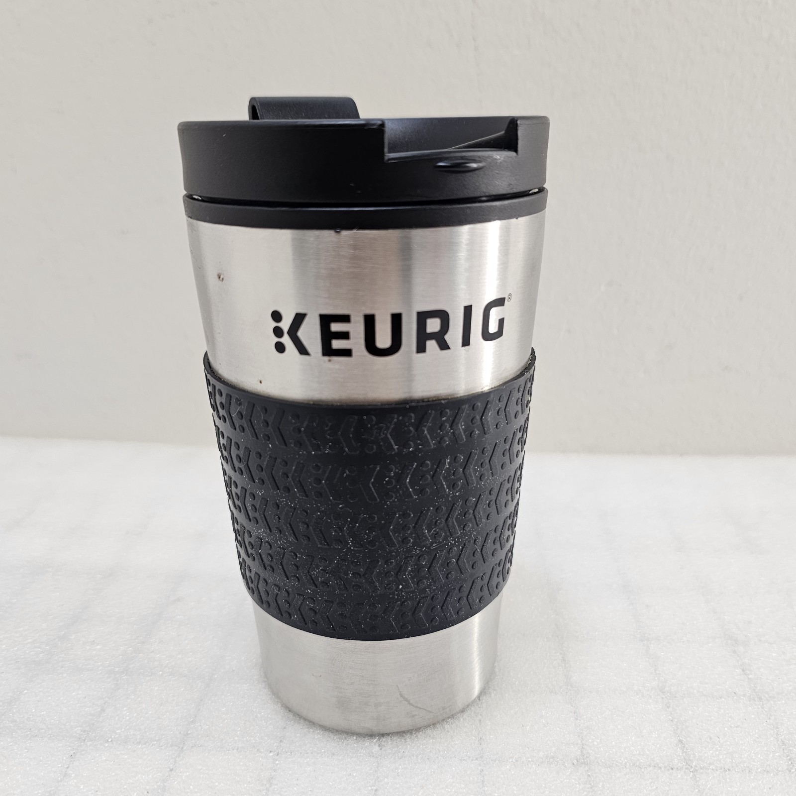 Keurig Insulated Travel Mug Fits K-Cup Pod Coffee Maker, 12 oz, Stainless Steel