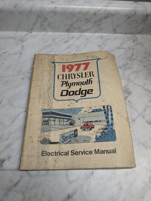 CHRYSLER 1977 CAR 65M977 ELECTRICAL SERVICE MANUAL REPAIR MAINTENANCE SHOP