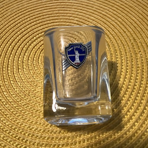 New York Square Shot Glass Heavy Bottom 3” Inches - Picture 2 of 6