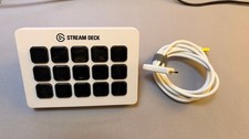 Elgato Stream Deck MK2 LCD Controller 15-Key - with Original Cable - White
