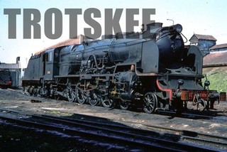 35mm Slide RENFE Spanish Railways Steam Loco 241F 4093 Miranda 1968 Orig