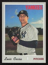 2019 Topps Heritage Luis Cessa #724 Card