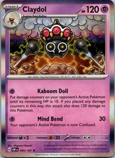 Claydol Rare SV03: Obsidian Flames 095/197 NM