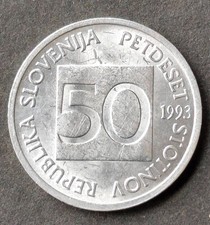 🔴SLOVENIA  50 Stotinov 1993  UNC   BEE , HONEY🔴