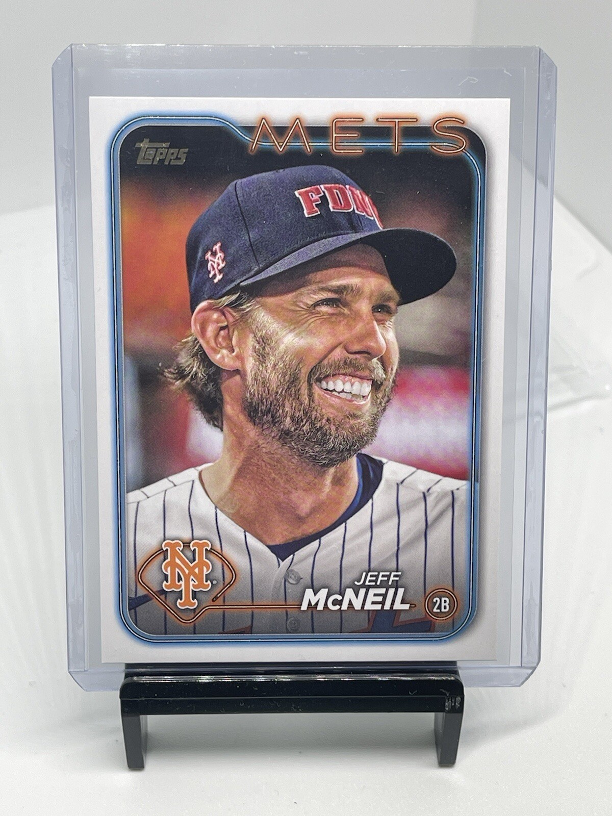 2024 Topps Series 2 - Golden Mirror Image Variation #582 Jeff McNeil METS