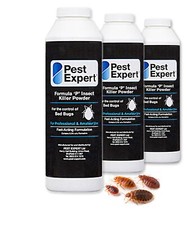 3 x Pest Expert Bed Bug Killer Control Powder Maximum Strength Treatment (300g) 
