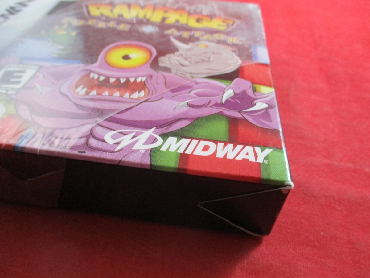 Rampage Puzzle Attack (Nintendo Game Boy Advance) *Brand New* But