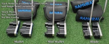 Aneejing Samurai Transformer Putter Mallet/Mid Mallet/Blade CS or SB 33"-35" NEW