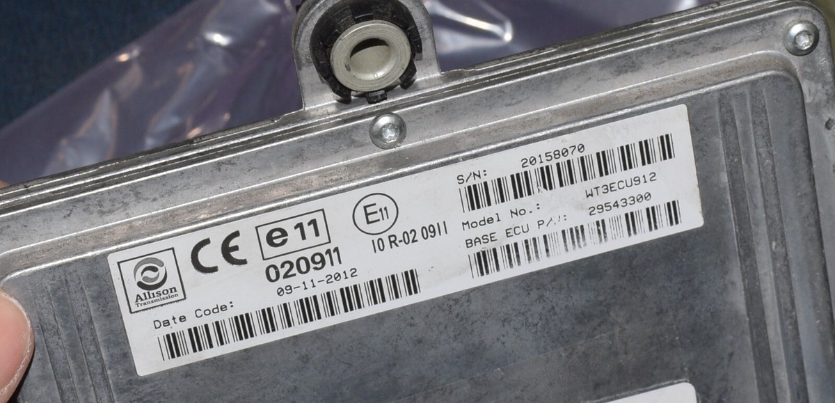LMTV FMTV ALLISON TRANSMISSION WTEC 3 III TCM ECU MD3070PT M1078A1