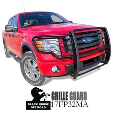 Black Horse Off Road Grille Guard*Black Horse Off Road Grille Guard Black Steel 